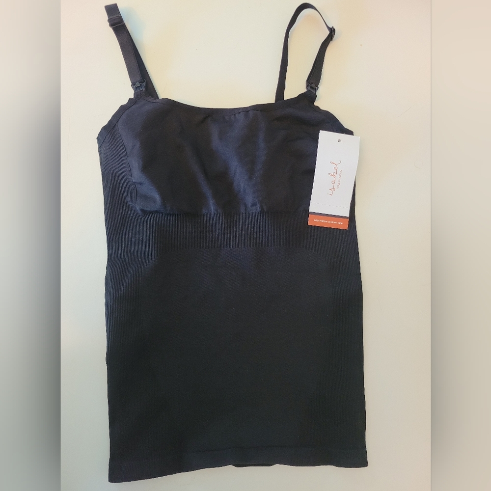 Nwt Isabel Postpartun Tanm Black Sleeveless Dress